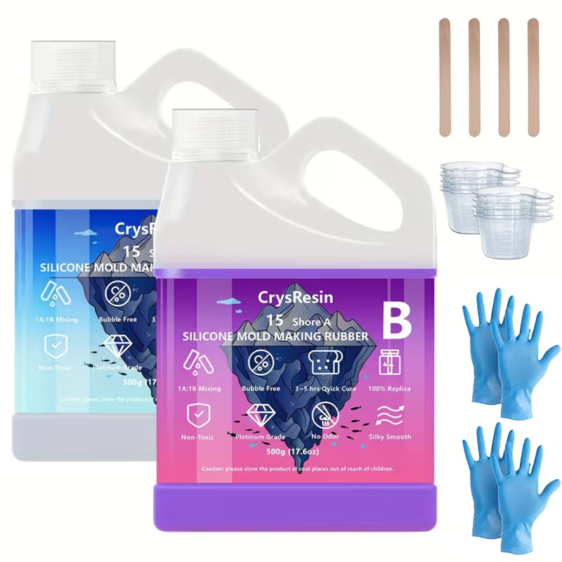 Soap Making Kits - 500ml 2 Frascos de Silicone Líquido
