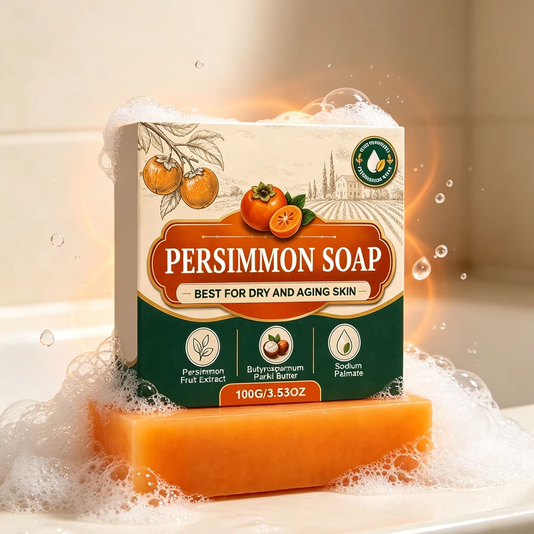 Shea Butter Raw - Sabonete de Persimão para Remoção de