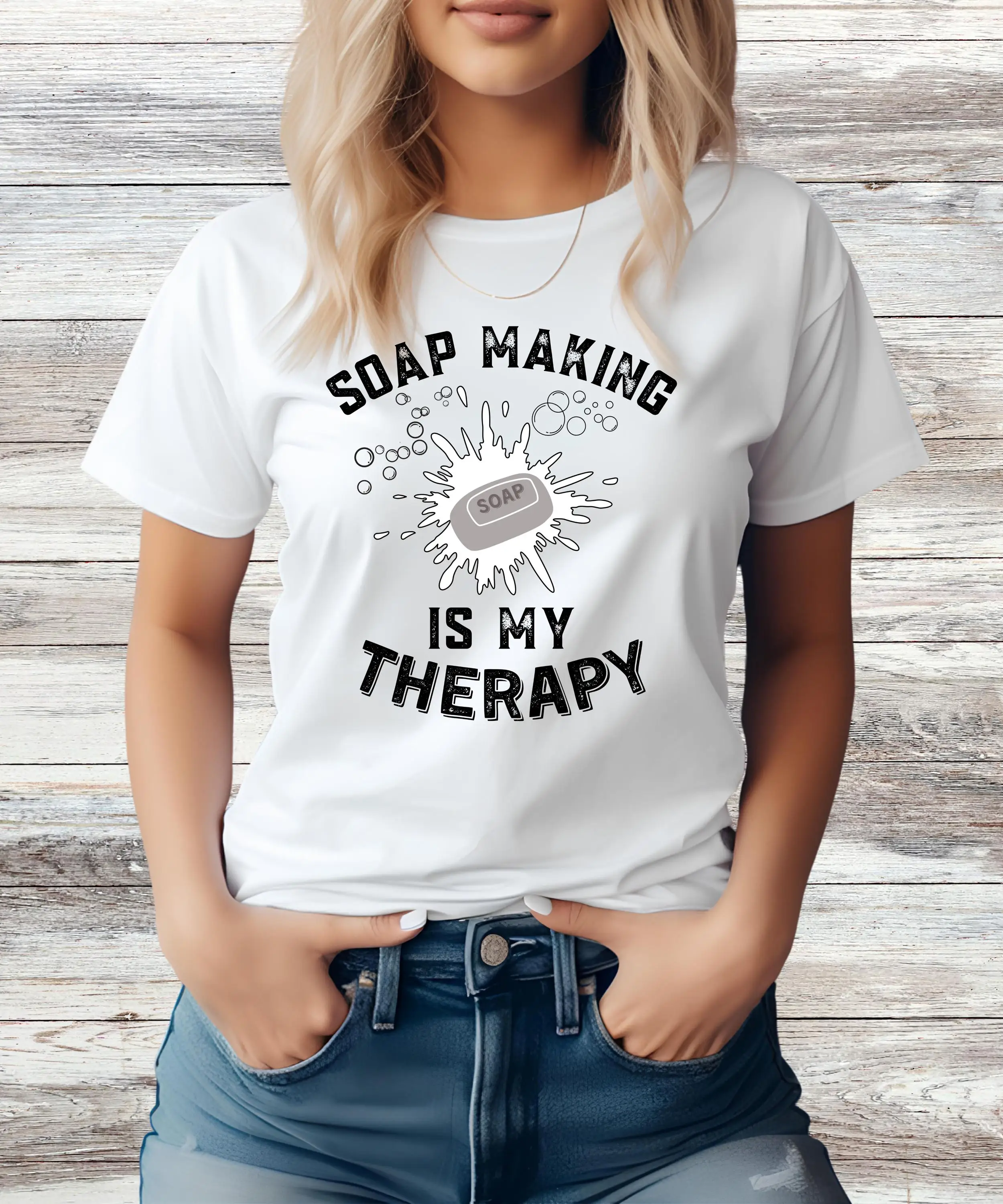 Soap Making Hobby - Camiseta para fazer sabão, feita à