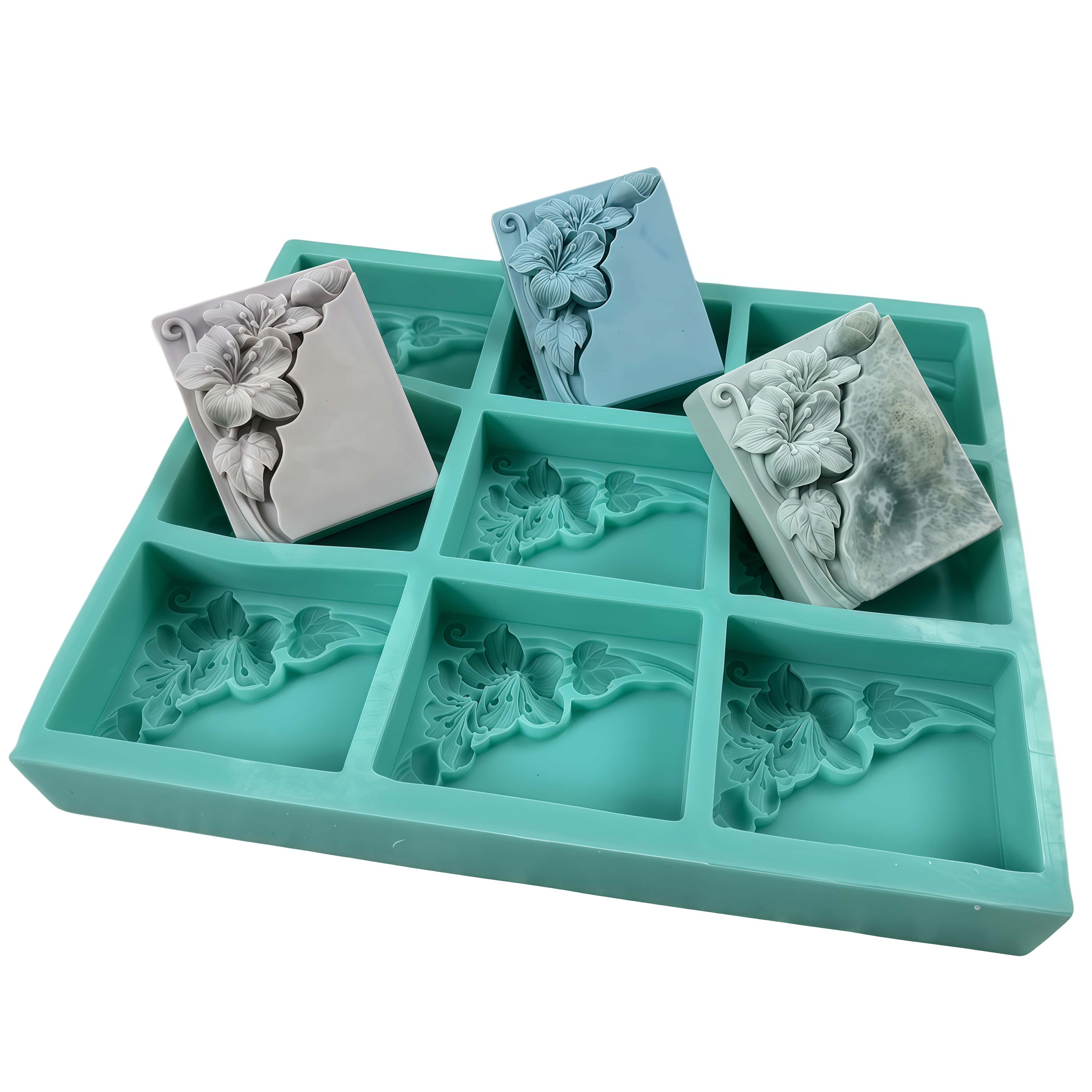 Soap Making Instructions - Molde de sabão flor de tungstênio