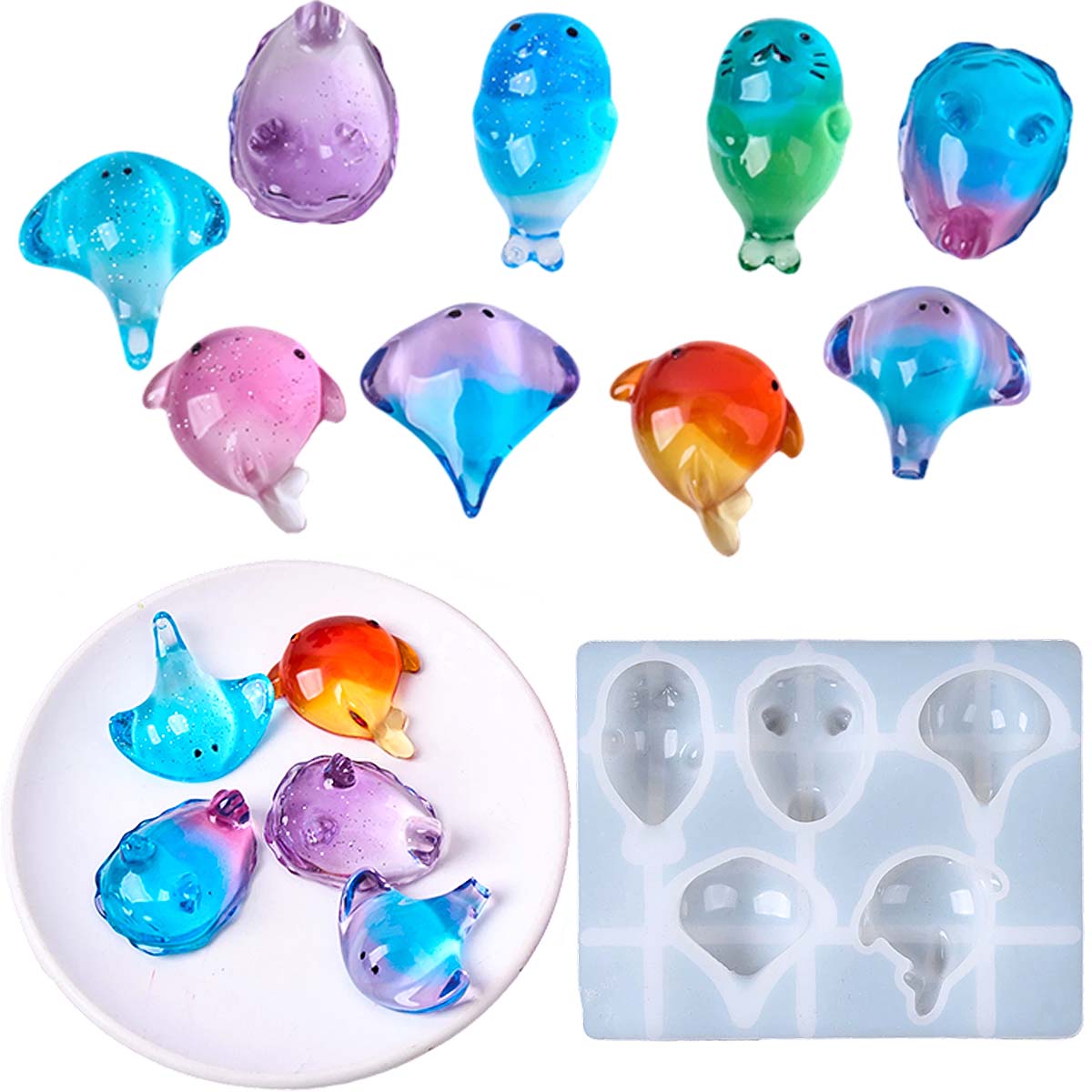 Soap Making Kits - Molde de Silicone 3D de Raia