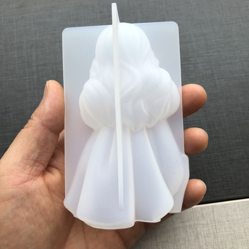 3d bonito princesa silicone ve - Soap Making Kits avaliação e preço
