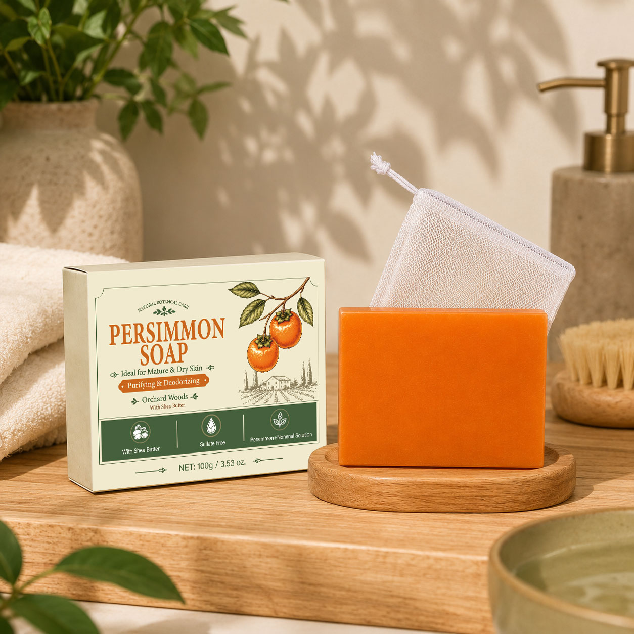 Barra de sabonete de caqui par - Shea Butter Raw avaliação e preço