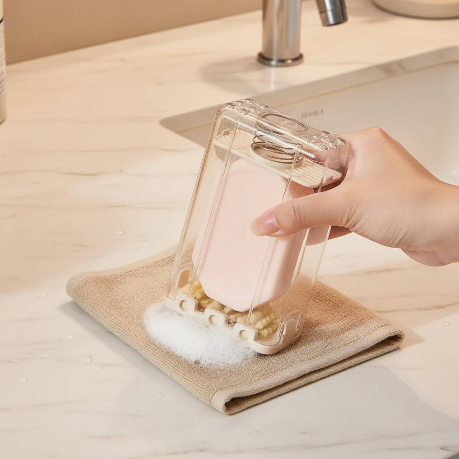 Saboneteira Flexível com Escov - Quick Soap Making avaliação e preço