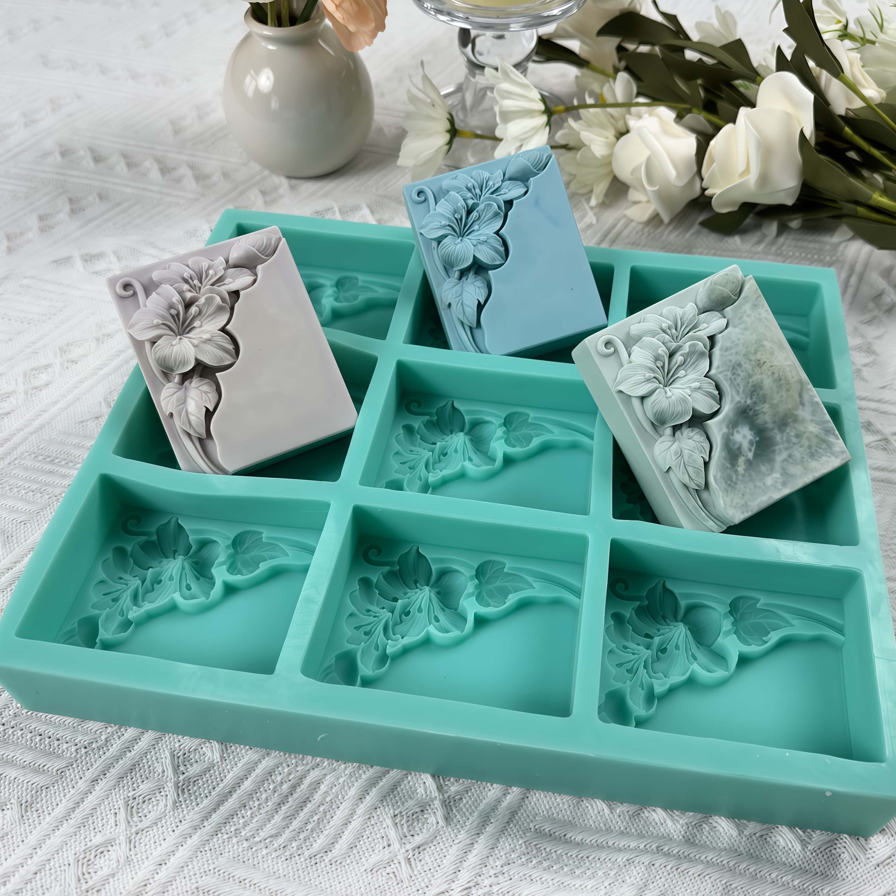 Molde de sabão flor de tungstê - Soap Making Instructions avaliação e preço