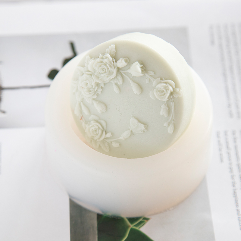 Forma redonda rosa flor artesa - Soap Making Instructions avaliação e preço