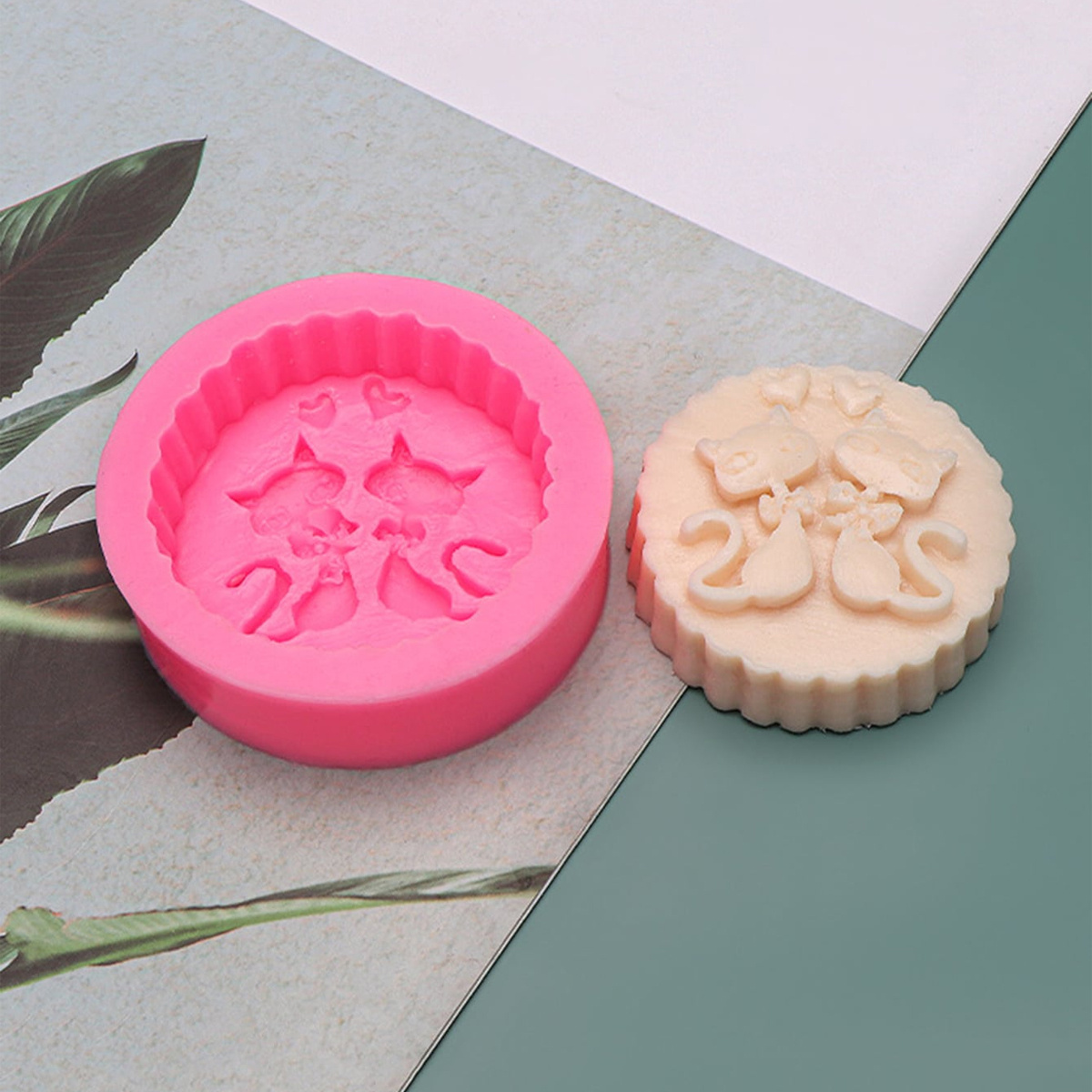 Molde de Silicone de Gato de 1 - Soap Making Instructions avaliação e preço
