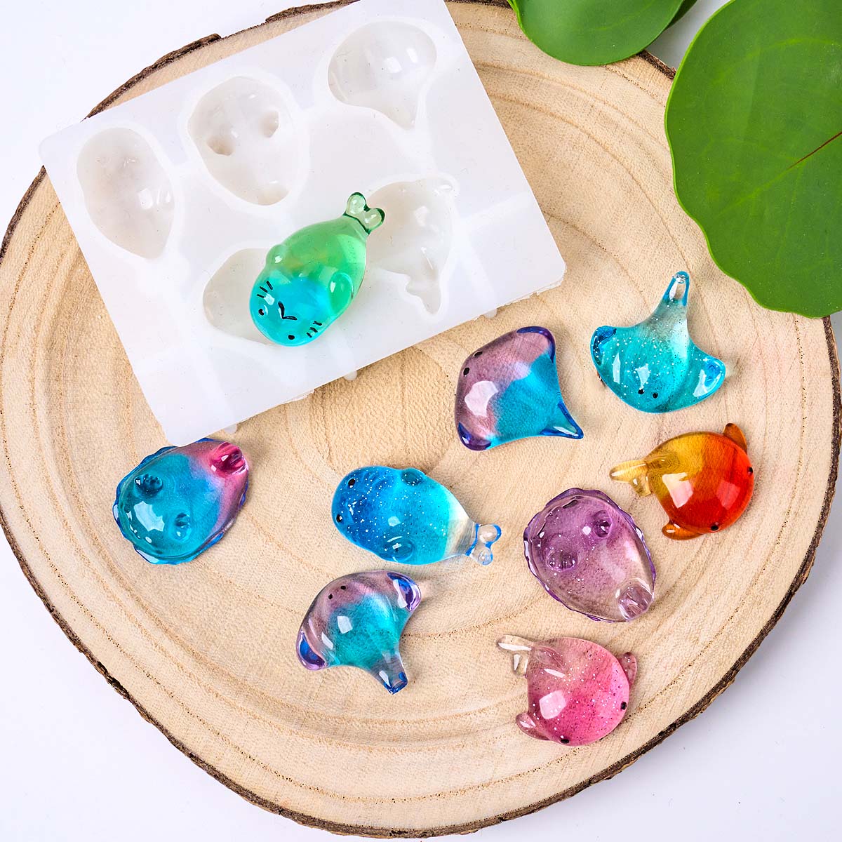 Molde de Silicone 3D de Raia M - Soap Making Kits avaliação e preço