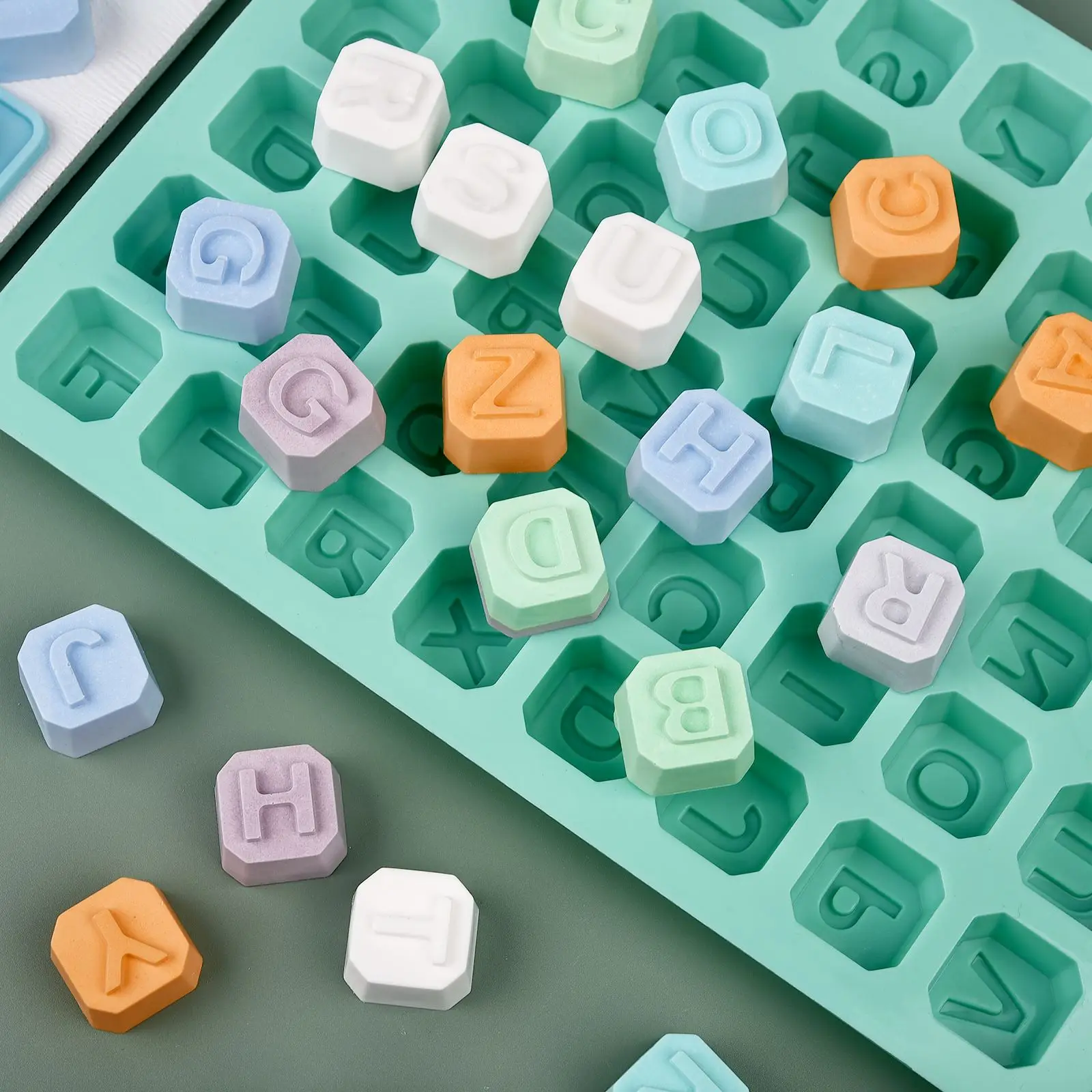 Molde de silicone com 48 letra - Soap Making Kits avaliação e preço