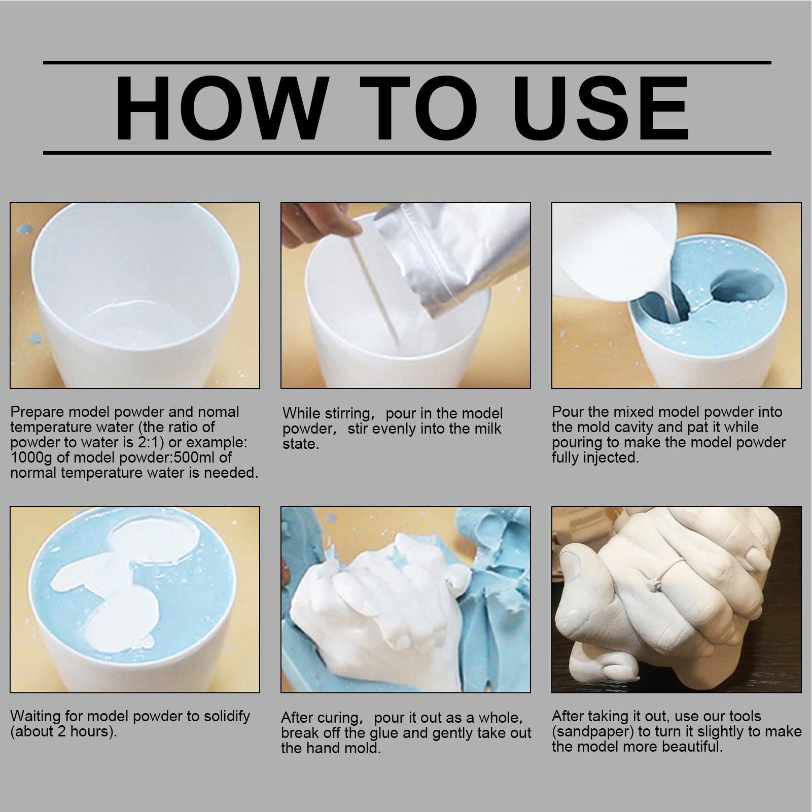 Kit de moldagem de mãos e pés  - Soap Making Kits avaliação e preço