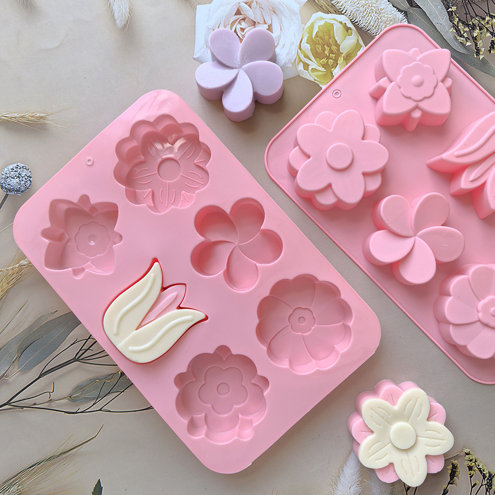 Moldes de Silicone para Flores - Soap Making Instructions avaliação e preço