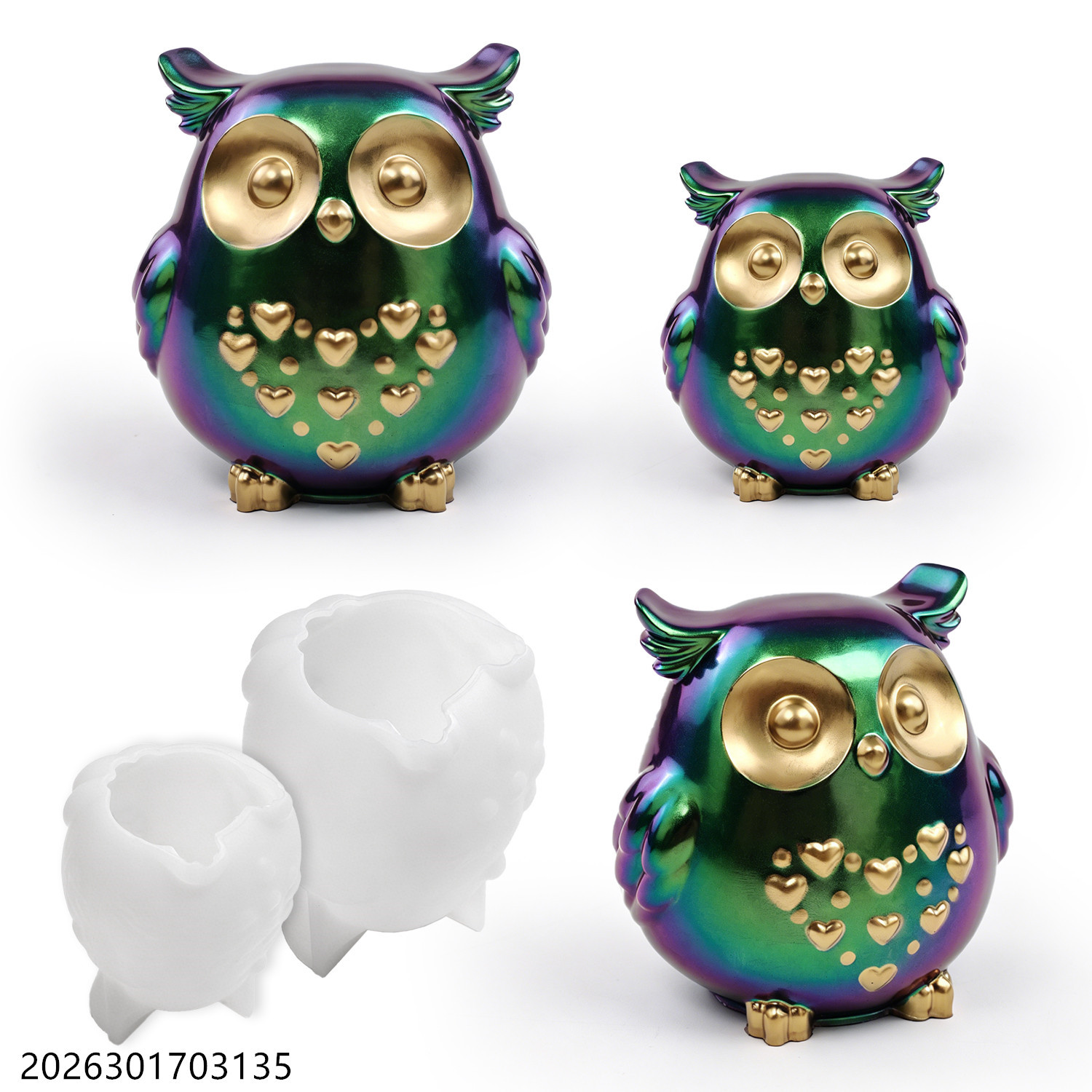 Molde de Silicone Coruja 3D em - Soap Making Kits avaliação e preço